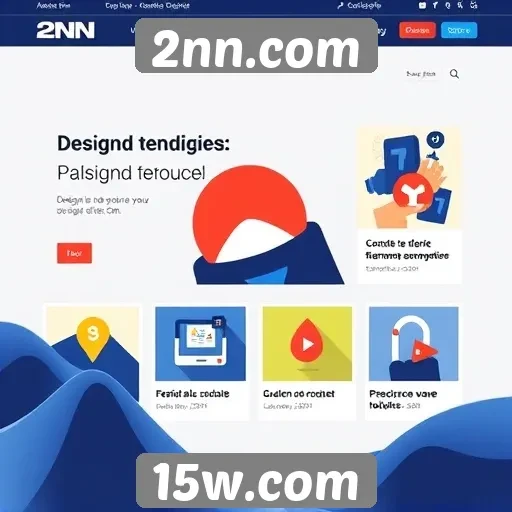 Tendências de design no site 2nn.com
